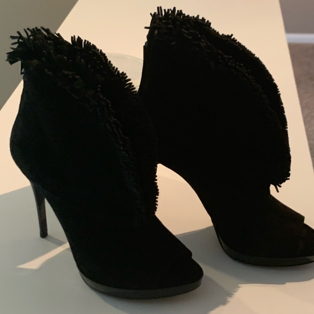 Authentic suede black Burberry boots